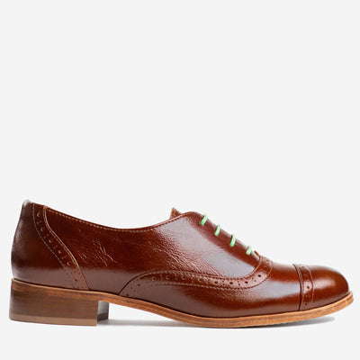 Brown oxford shoes for women