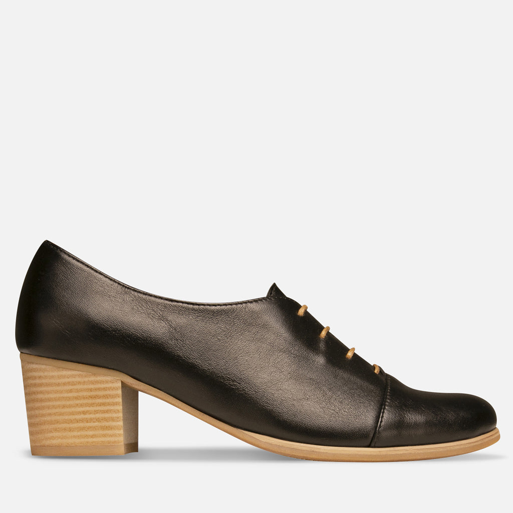 Lace Up Women Mid Heels Oxford Shoes 3330 – meetfun